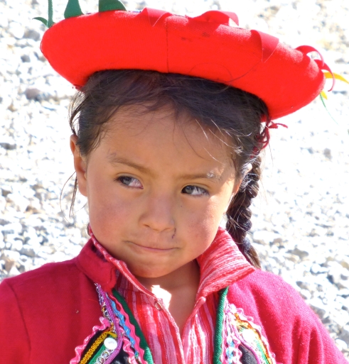 Girl at Chincera, Peru
